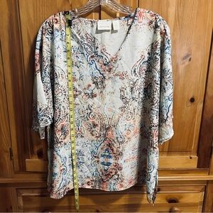 CHICO’S Size Large (2), airy, boxy blouse
